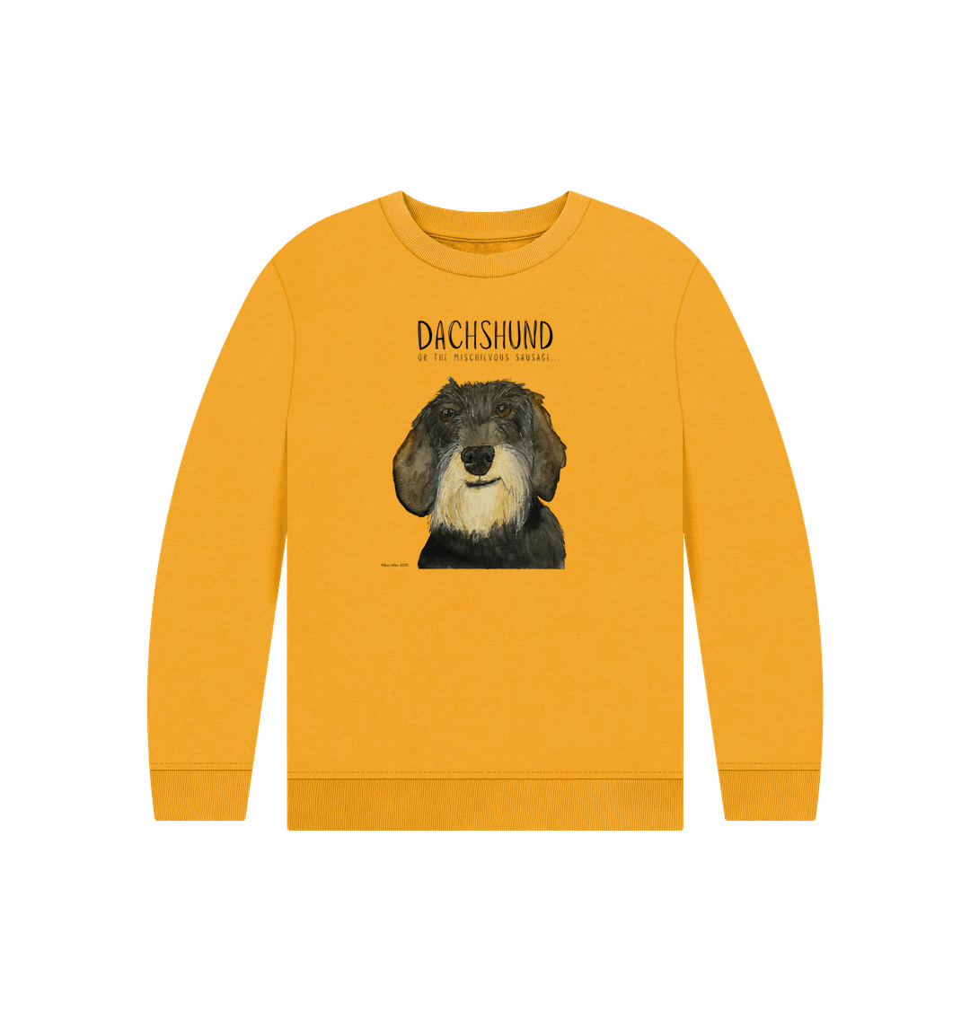 Wire Haired Dog Kids Sweatshirt Ethically Made