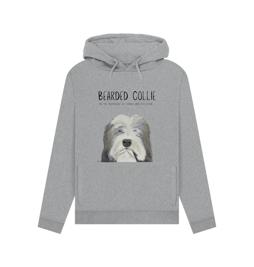 Snug in the Hairicane Bearded Collie Hoodie