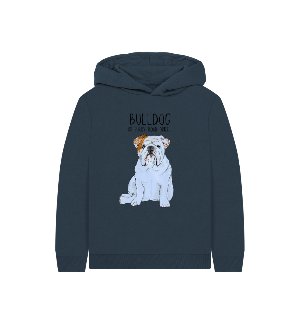 Kids Bulldog Hoodie in Organic Cotton