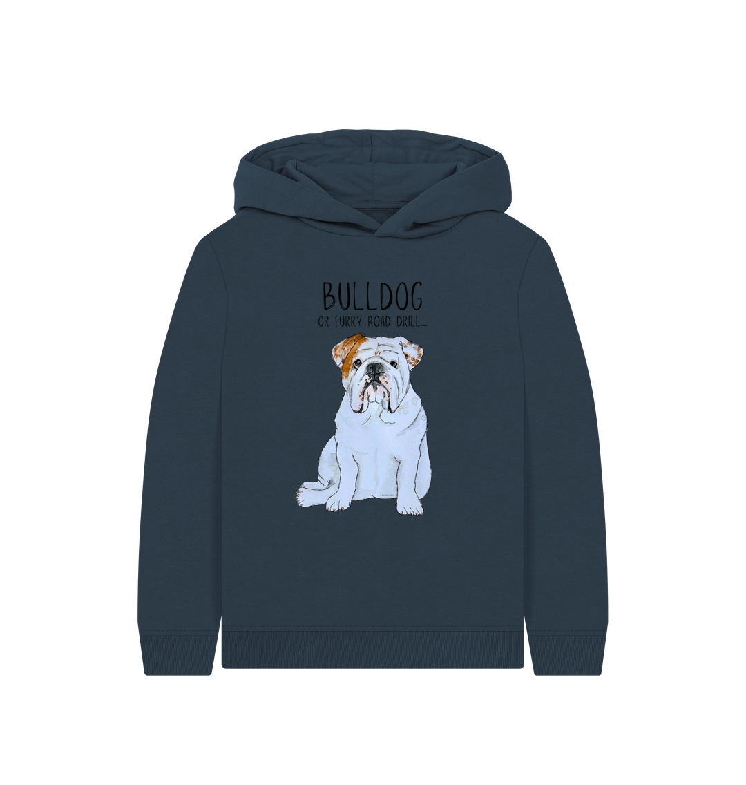 Kids Bulldog Hoodie in Organic Cotton