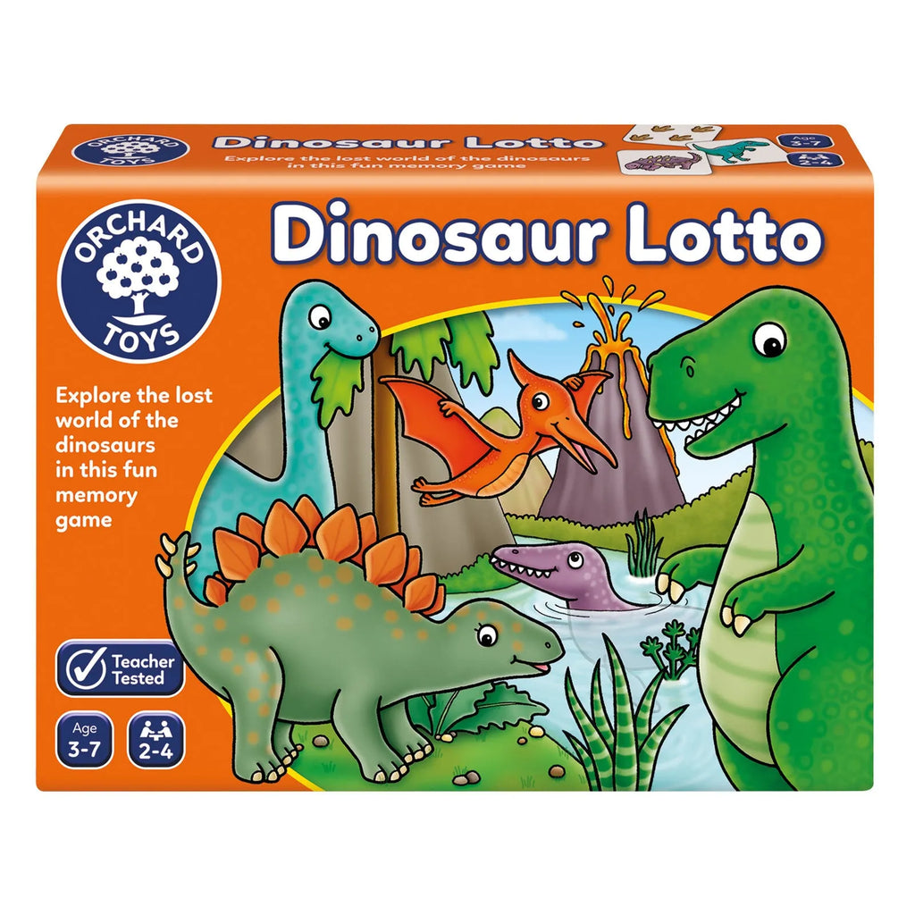 Dinosaur Lotto Game for Ages 3 to 7
