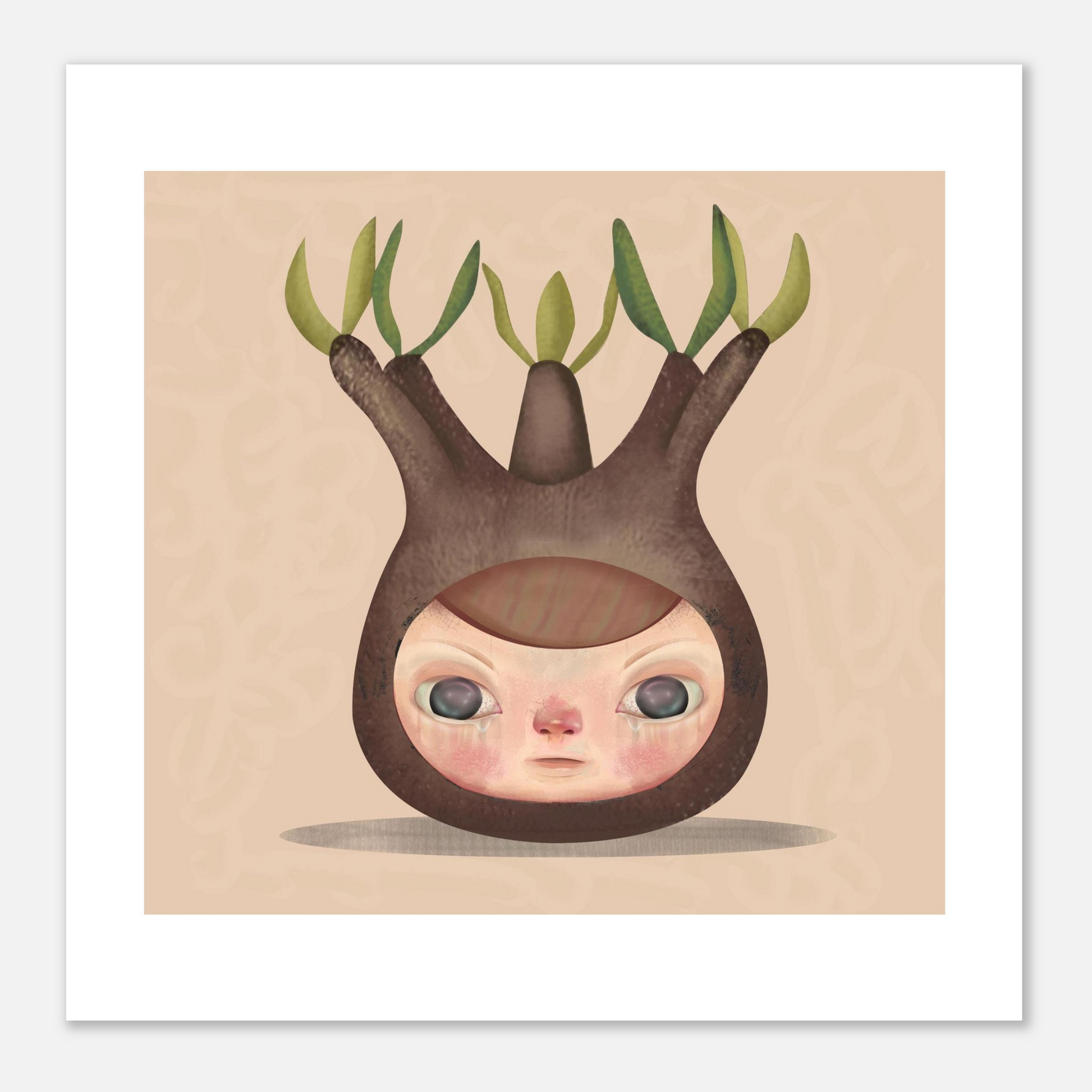 The Stolen Ninety Year Old Head Art Print