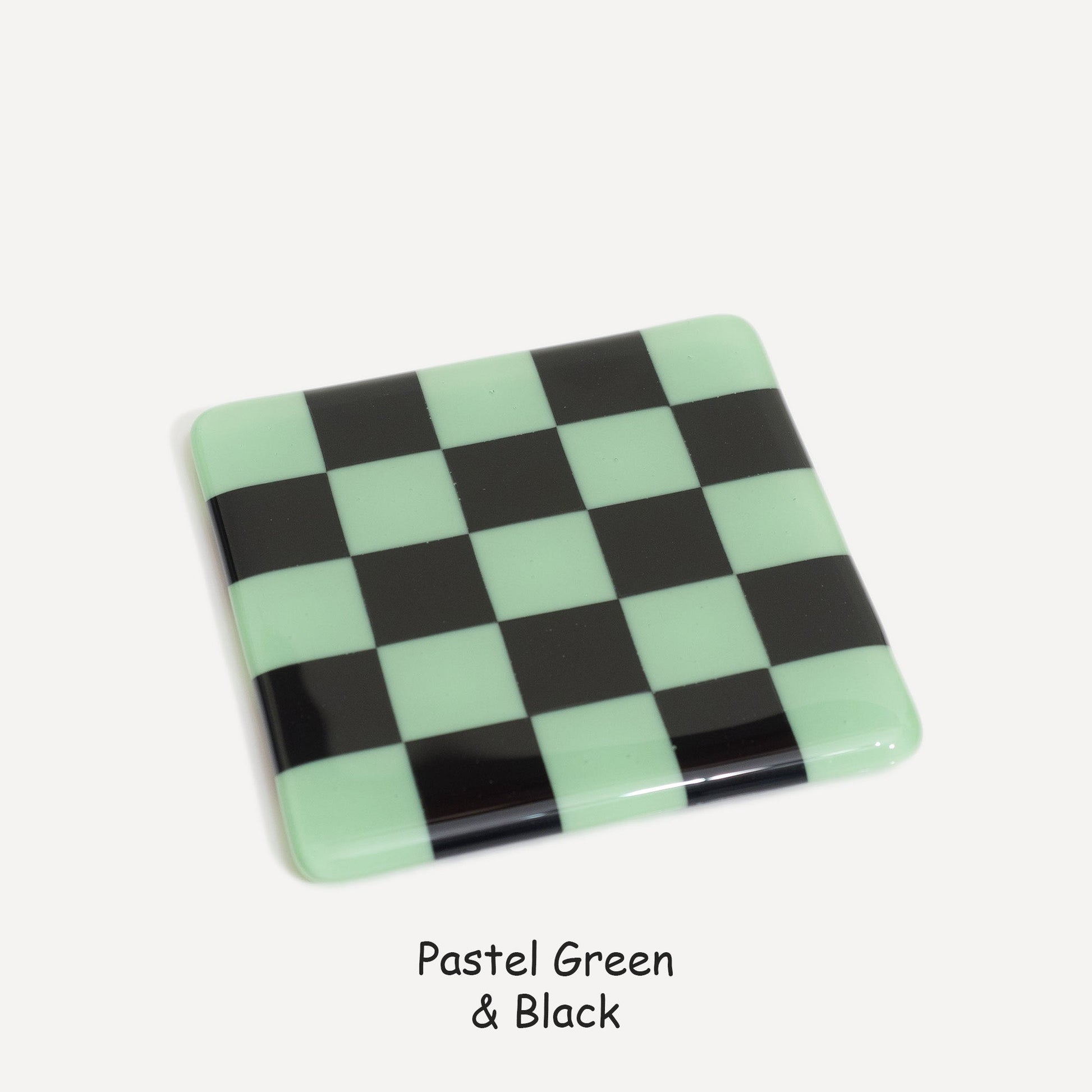 10cm Chequered Dual Colour Coaster Oceanside Collection