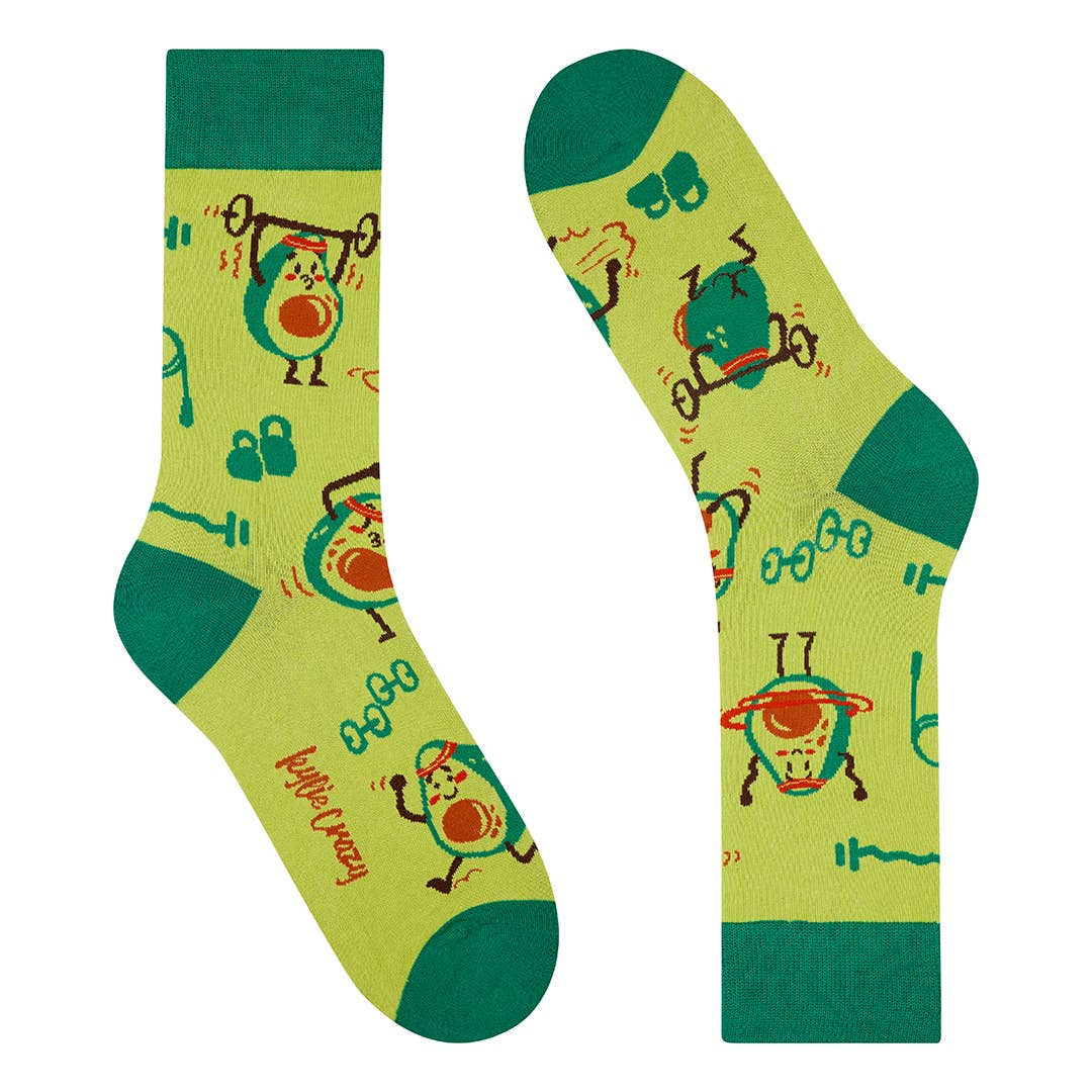 Avocado Gains Gym Socks