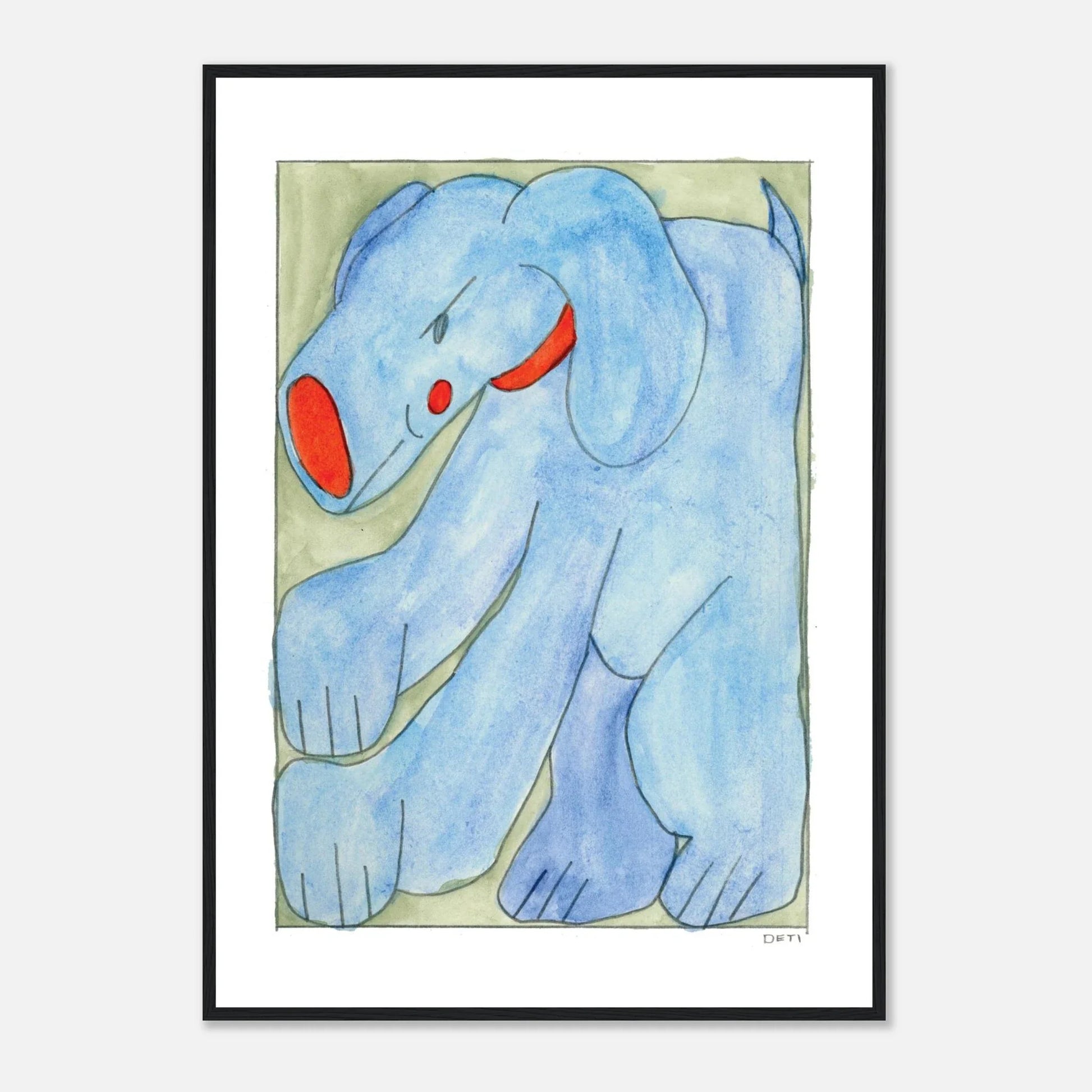 Boog 2 Mischief Framed Print by Hayley Deti