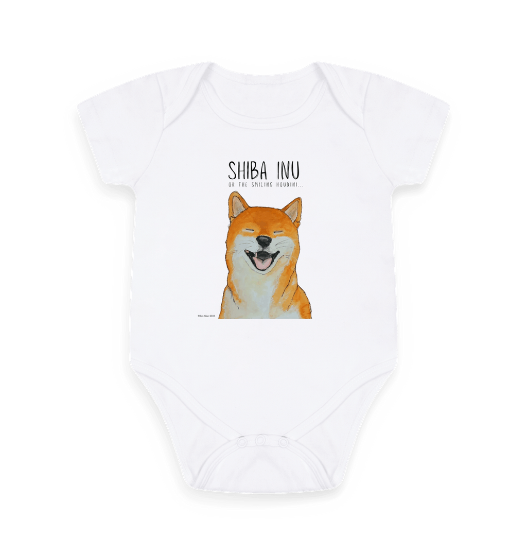 Smiling Houdini Baby Bodysuit in Organic Cotton