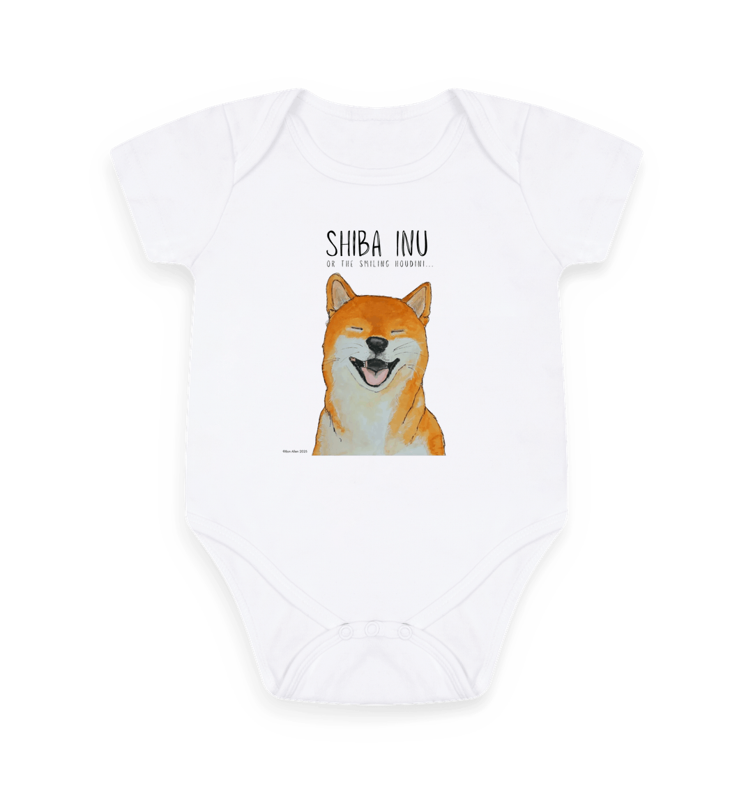 Smiling Houdini Baby Bodysuit in Organic Cotton