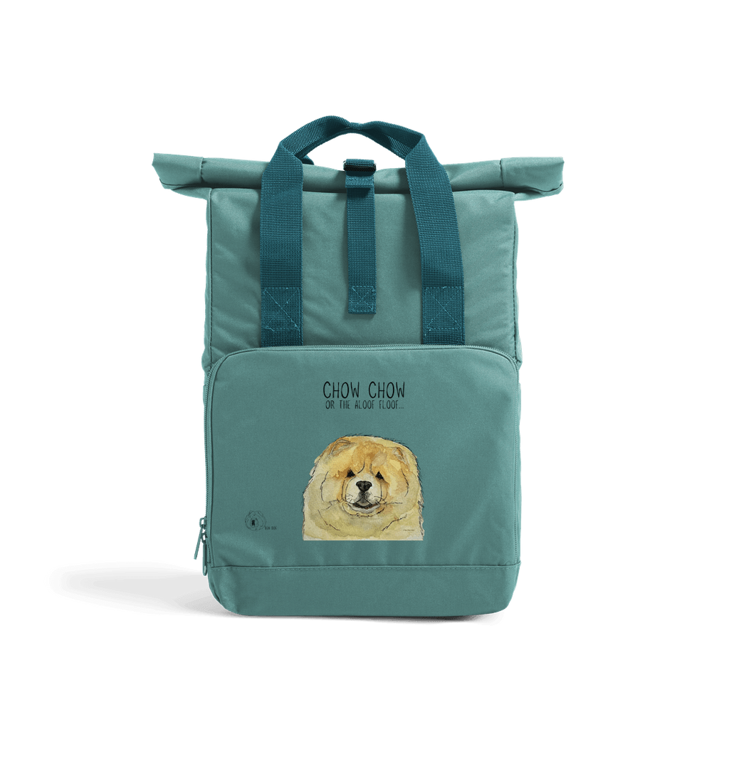 Fawn Chow Chow Roll Top Backpack
