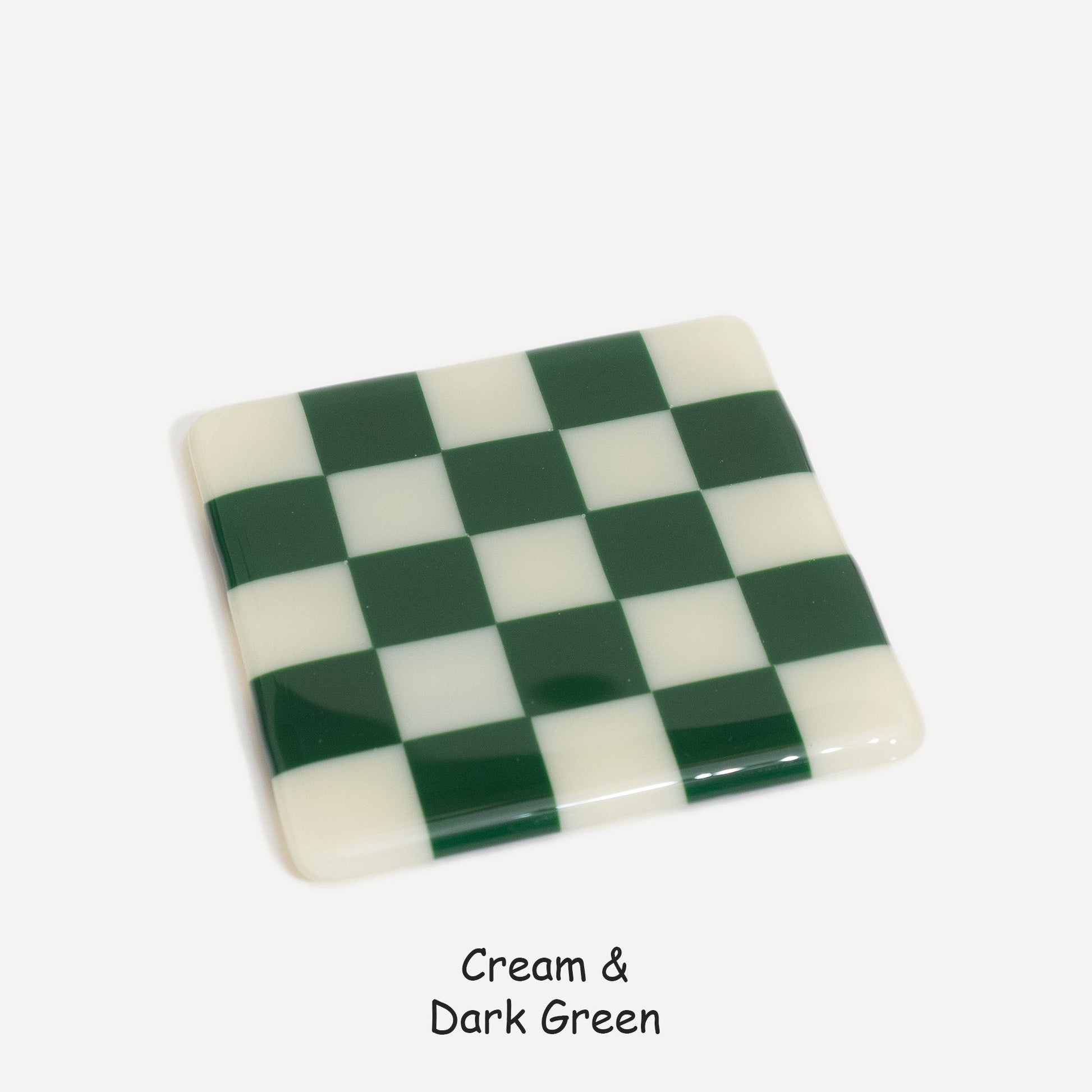 10cm Chequered Dual Colour Coaster Oceanside Collection