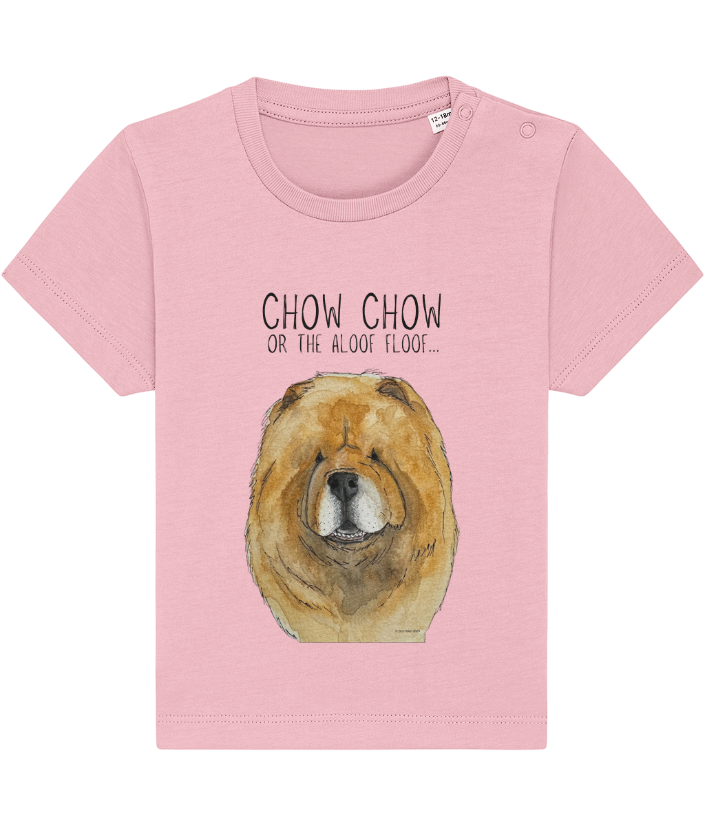 Red Chow Chow Baby T-Shirt