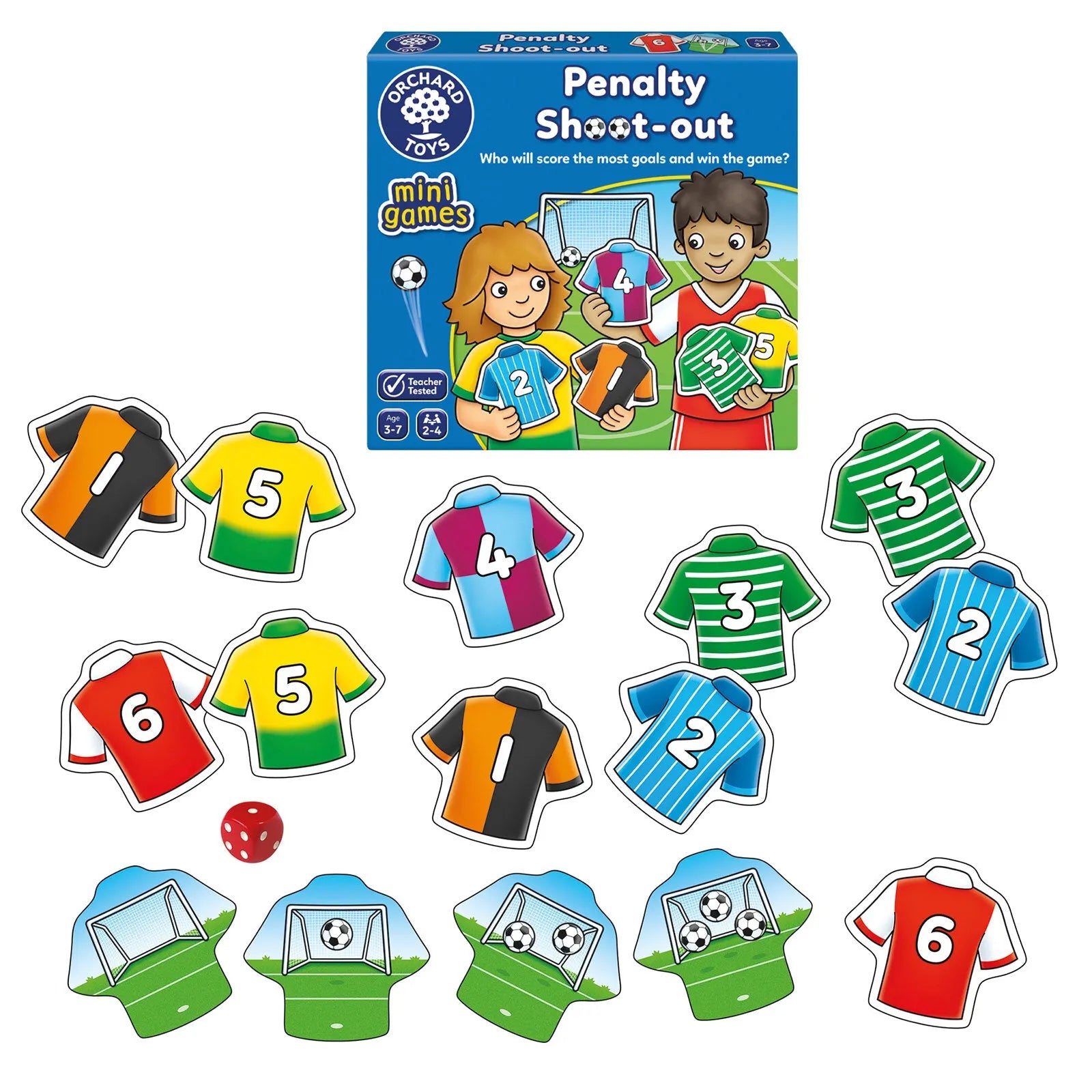 Mini Penalty Shoot Out Football Dice Game