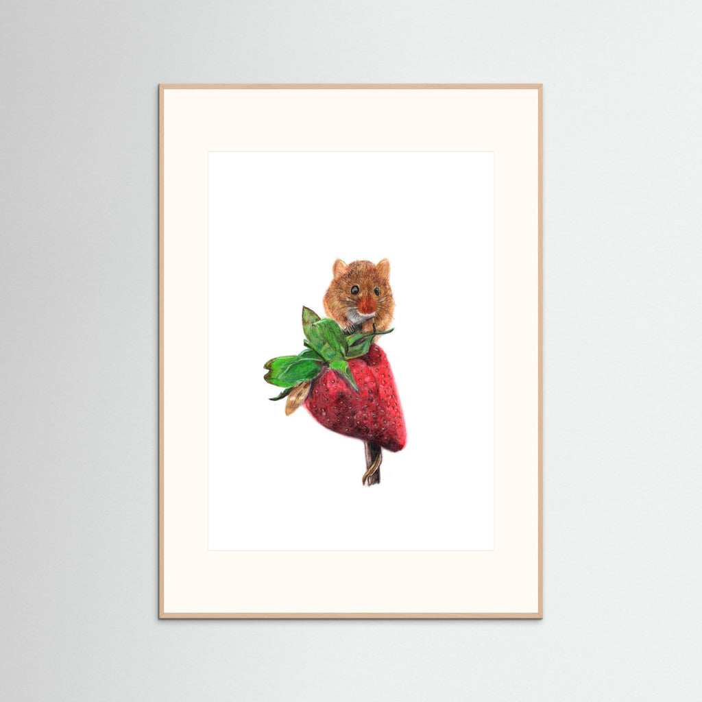 Field Mouse Wildlife Art Print