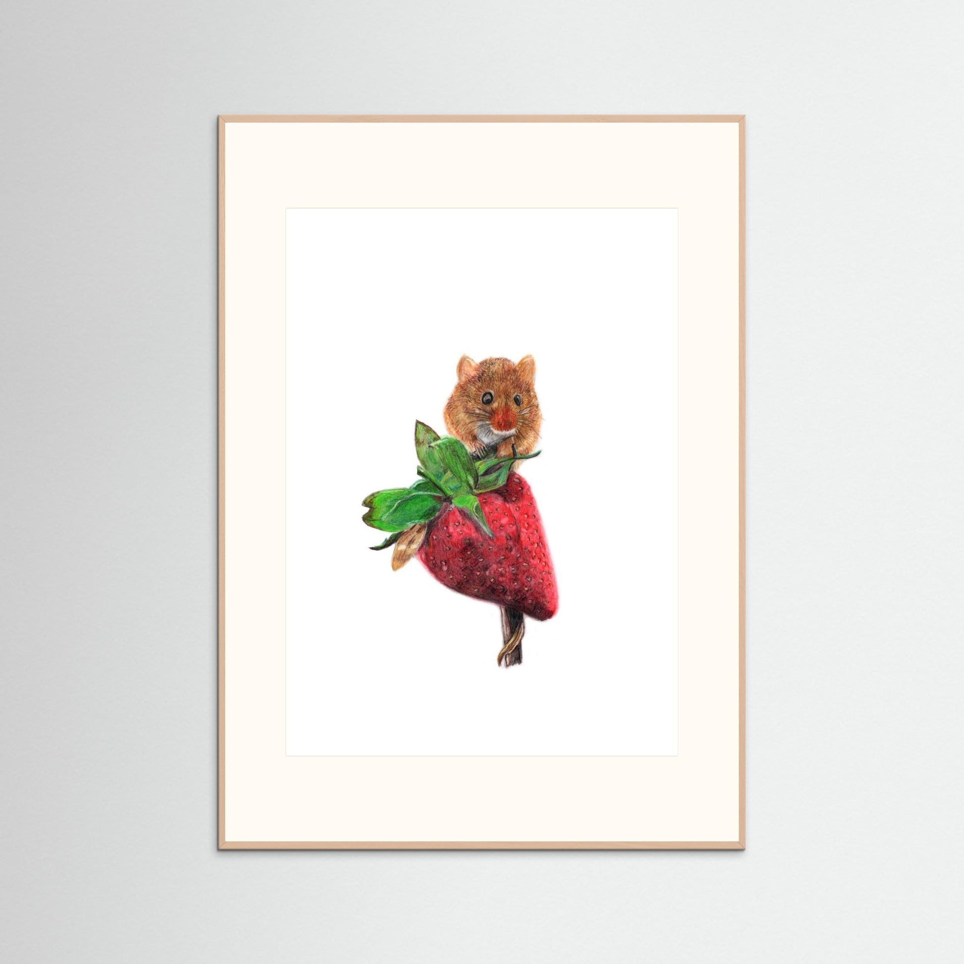 Field Mouse Wildlife Art Print