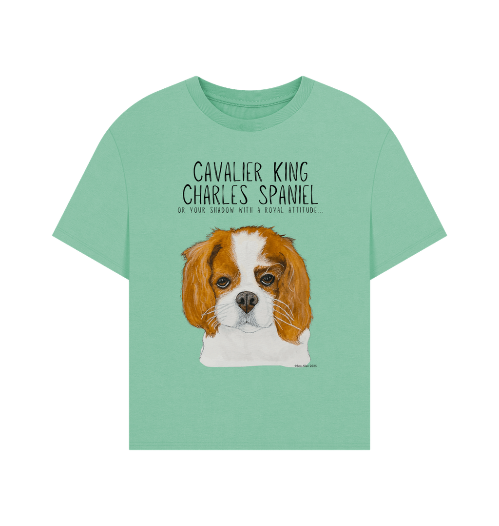 Bow Down Darling Sustainable Women's Tee with Cavalier Queen Vibes