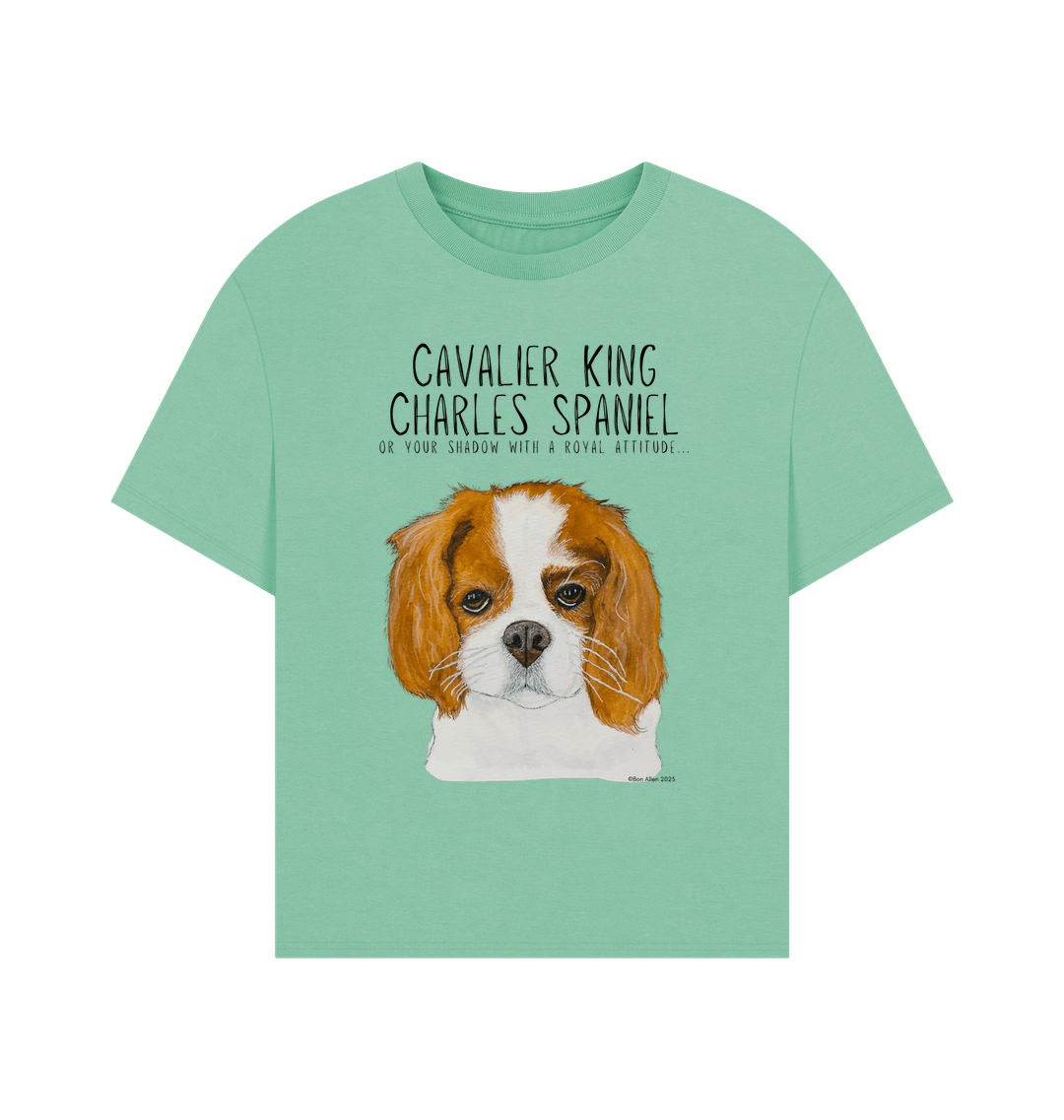 Bow Down Darling Sustainable Women's Tee with Cavalier Queen Vibes