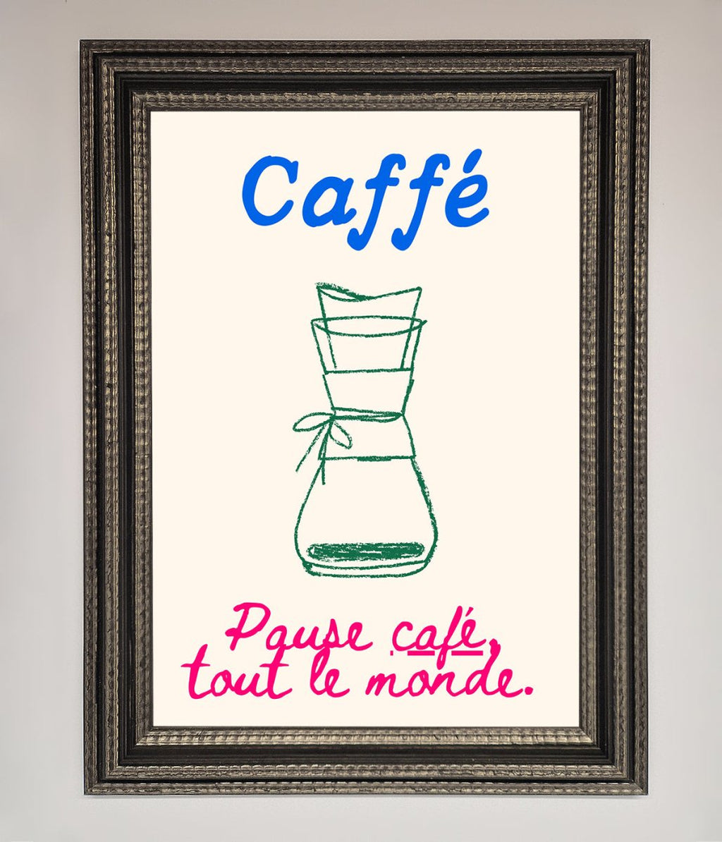 Coffee Art Framed Print