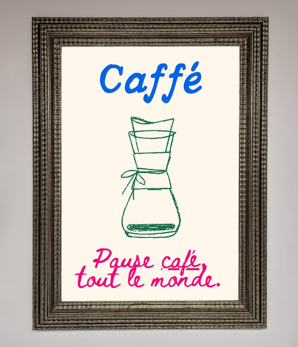 Coffee Art Framed Print