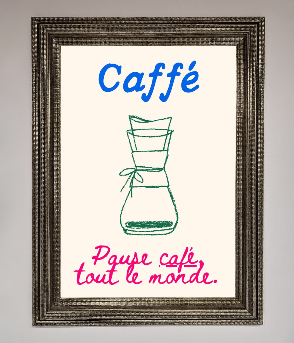 Coffee Art Framed Print