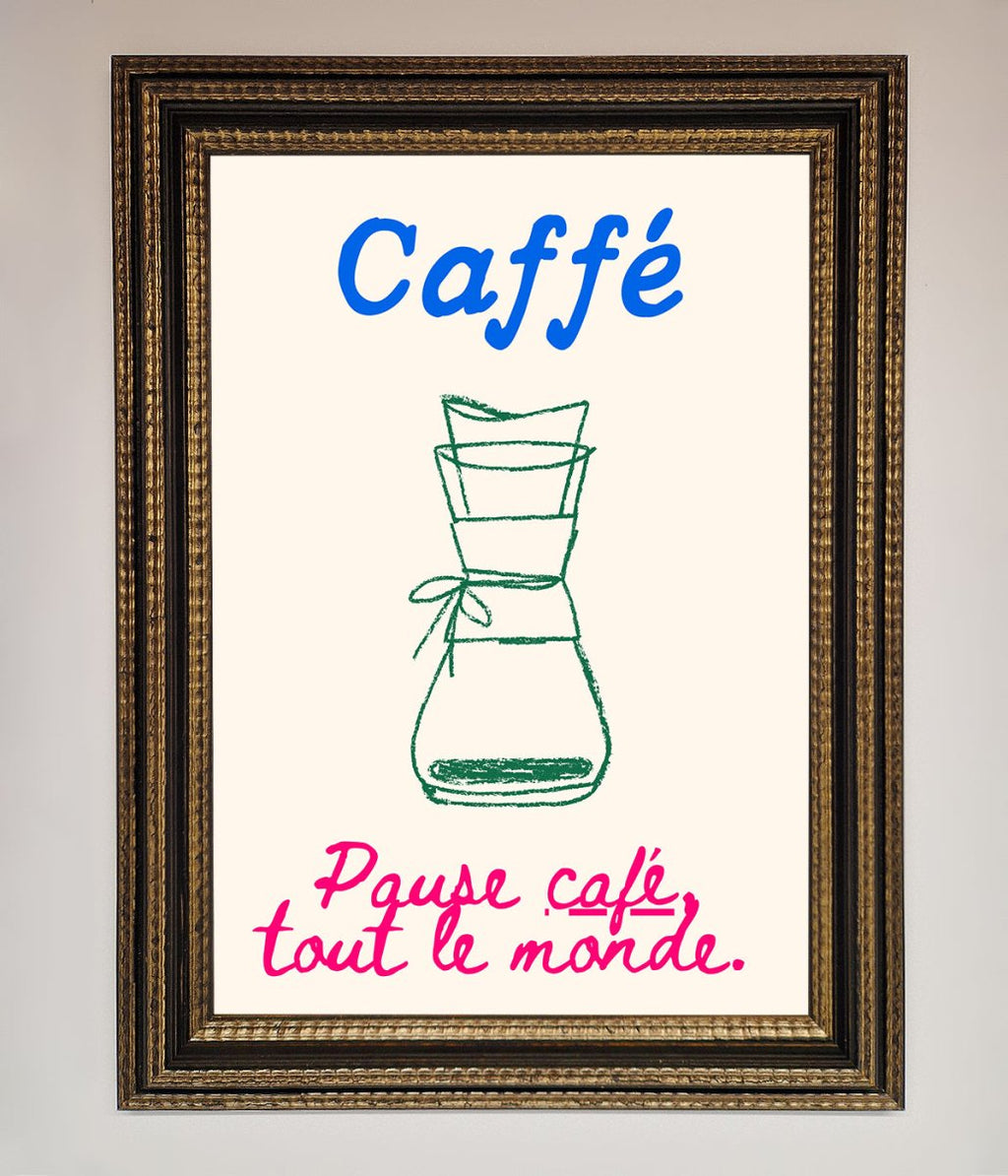Coffee Art Framed Print