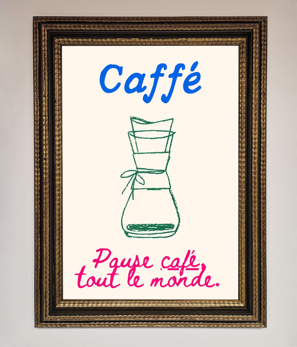 Coffee Art Framed Print