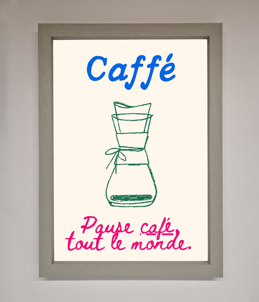 Coffee Art Framed Print