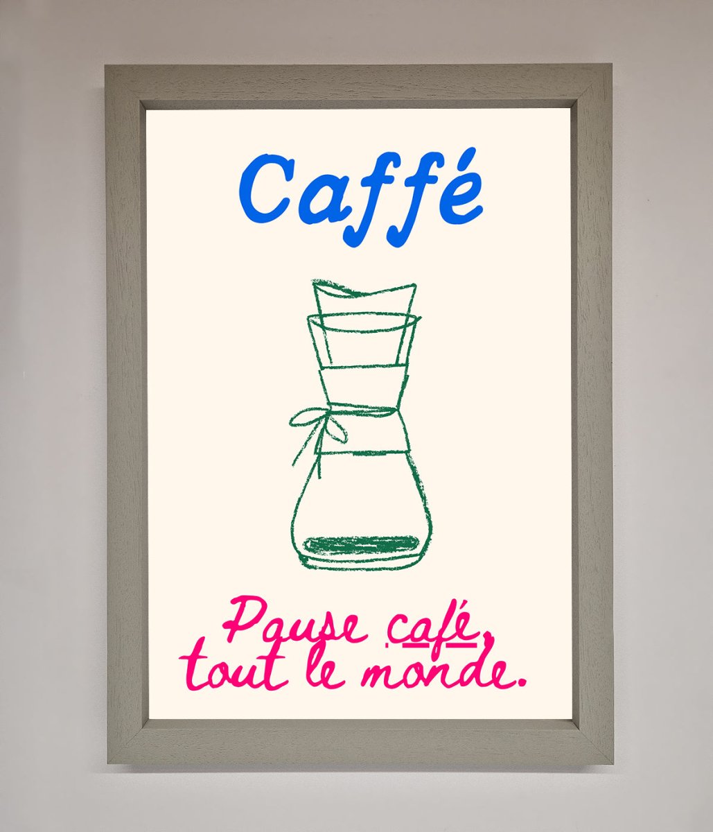 Coffee Art Framed Print
