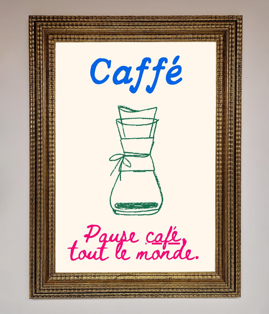 Coffee Art Framed Print