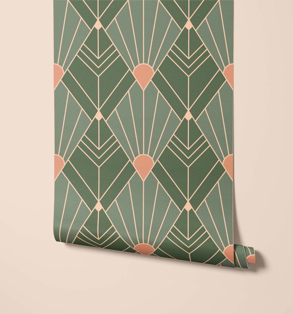Cameron Art Deco Wallpaper
