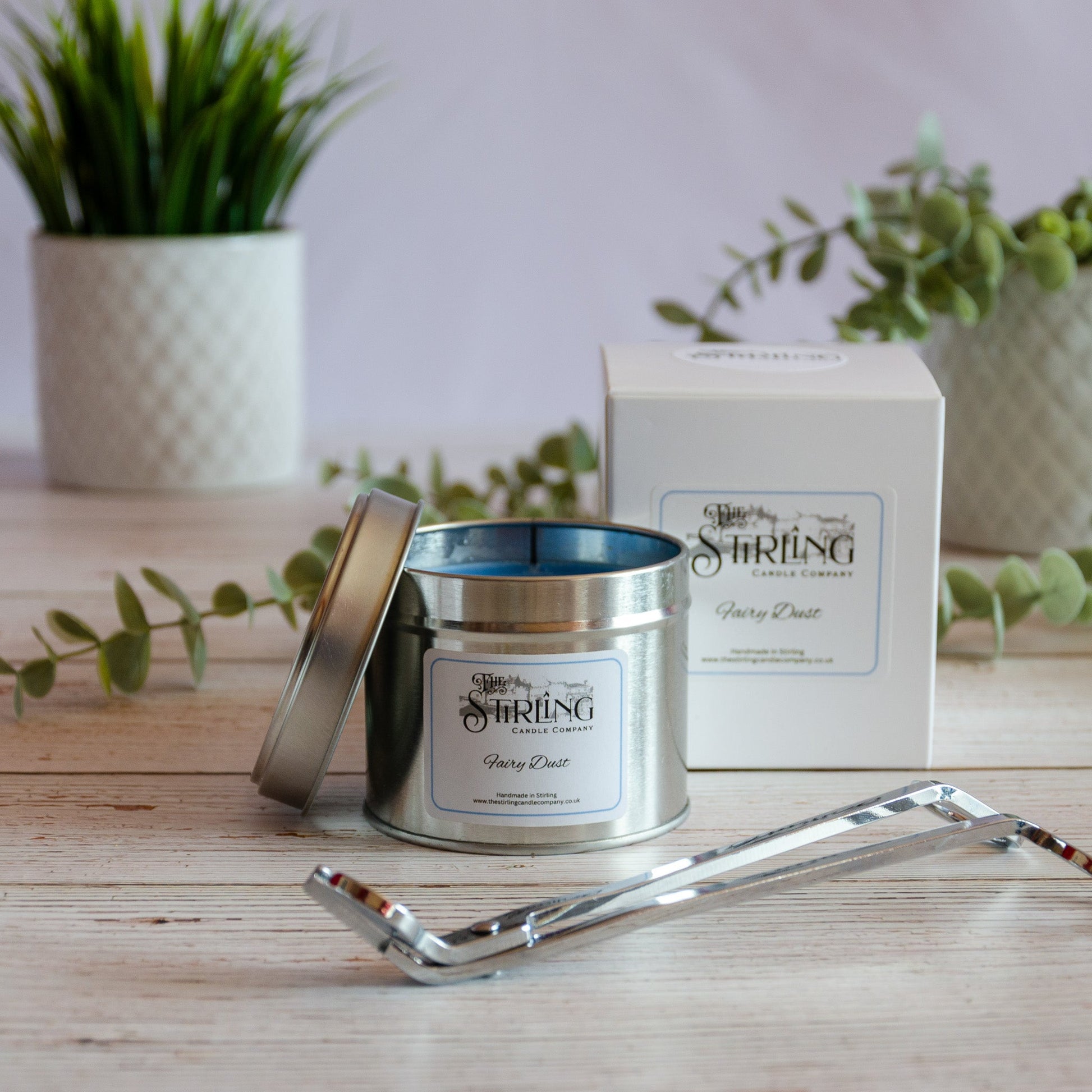 Fairy Dust Travel Tin Candle with Wooden Wick