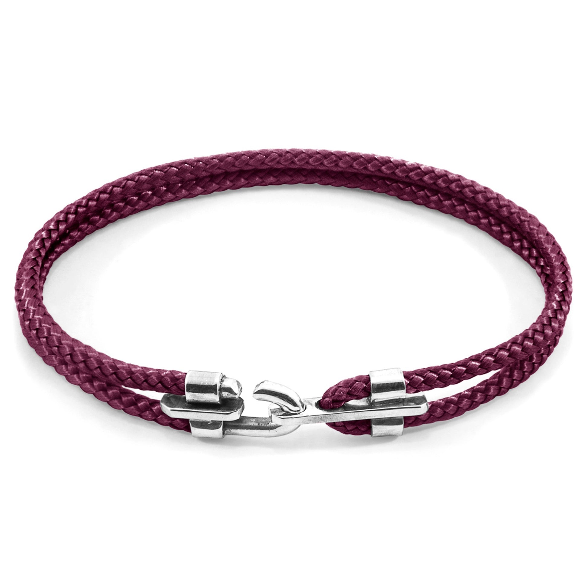Elevate Your Style with the Canterbury Silver and Rope Bracelet - Artisan Craftsmanship Meets Modern Design by ANCHOR & CREW at www.brixbailey.com