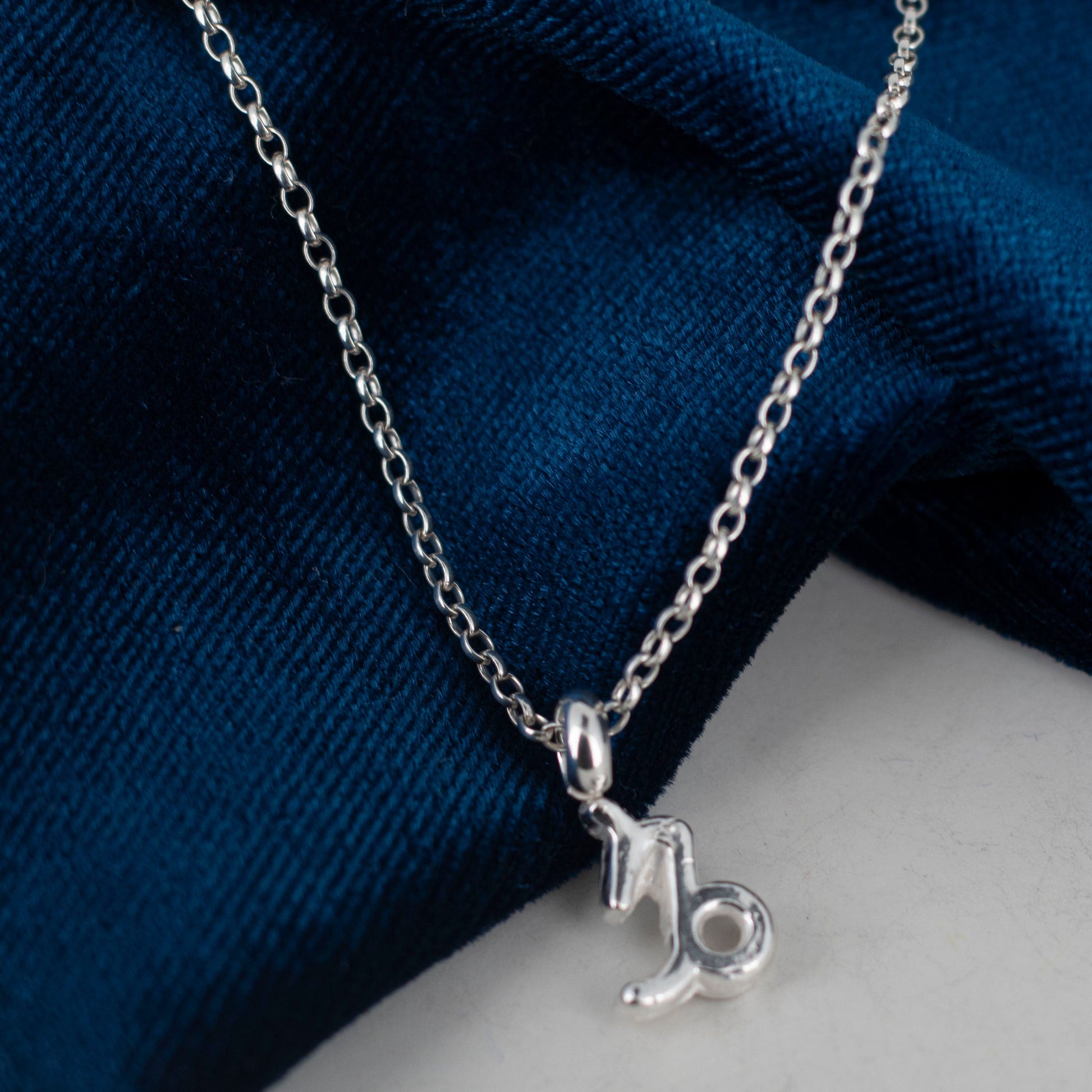 Silver Zodiac Pendant Necklace