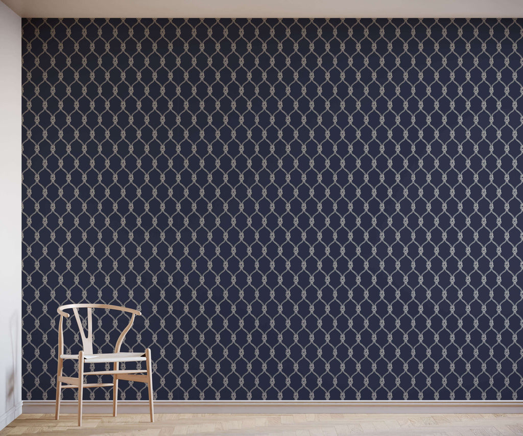 Captain Nautical Rope Wallpaper