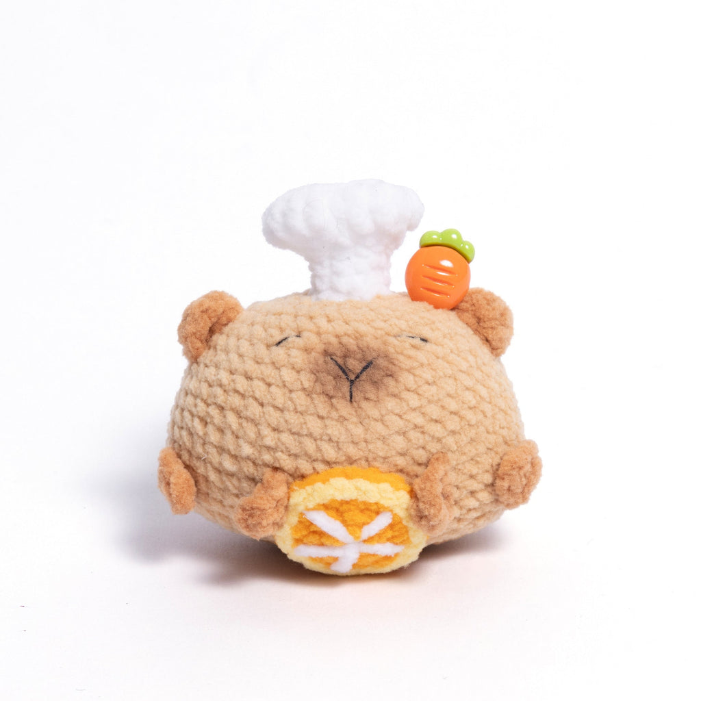 Handmade Capybara and Frog Cooking Buddies