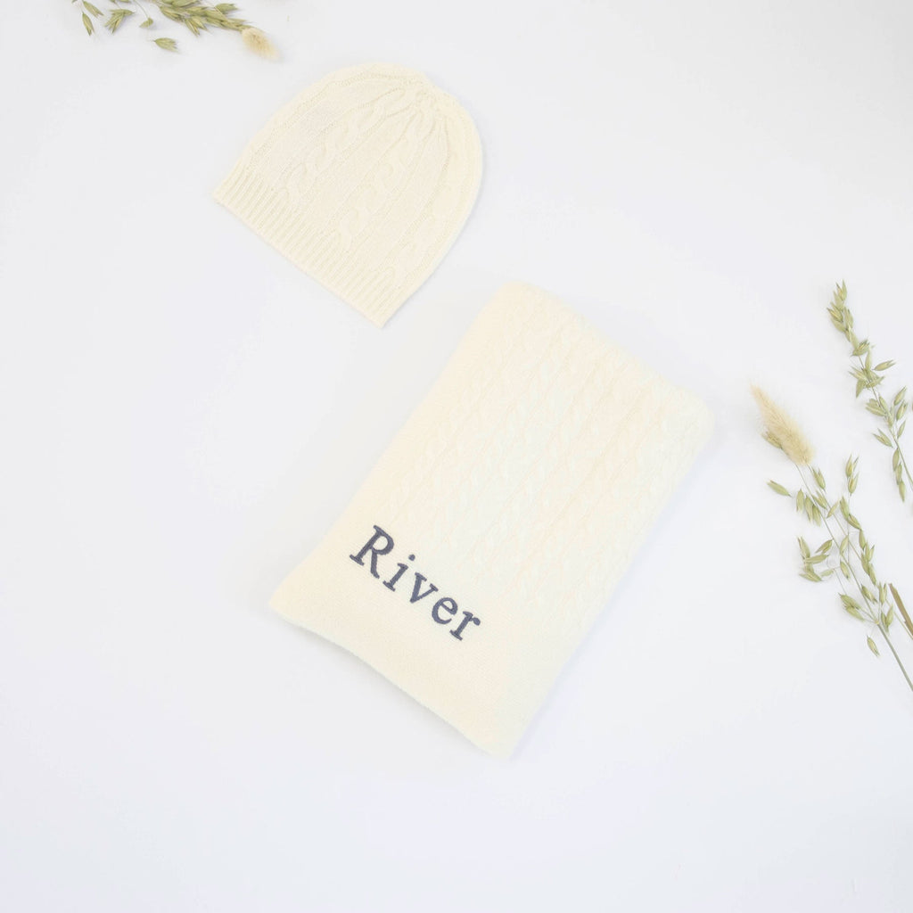 Classic Cashmere Baby Gift Set in Ivory