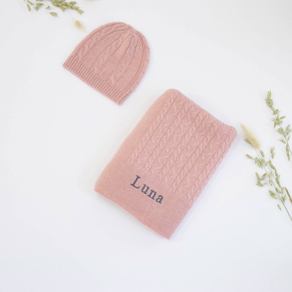 Classic Cashmere Baby Gift Set in Rosewood