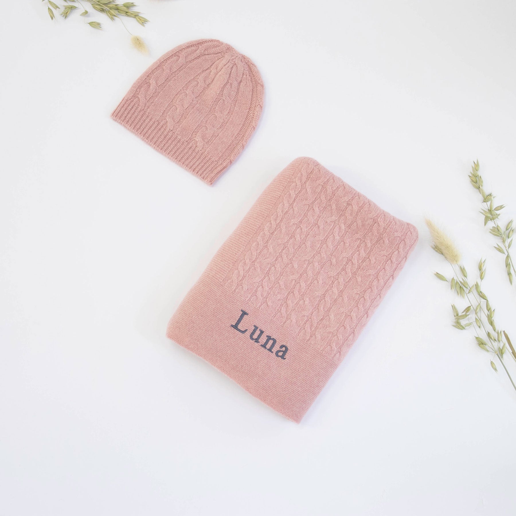 Classic Cashmere Baby Gift Set in Rosewood