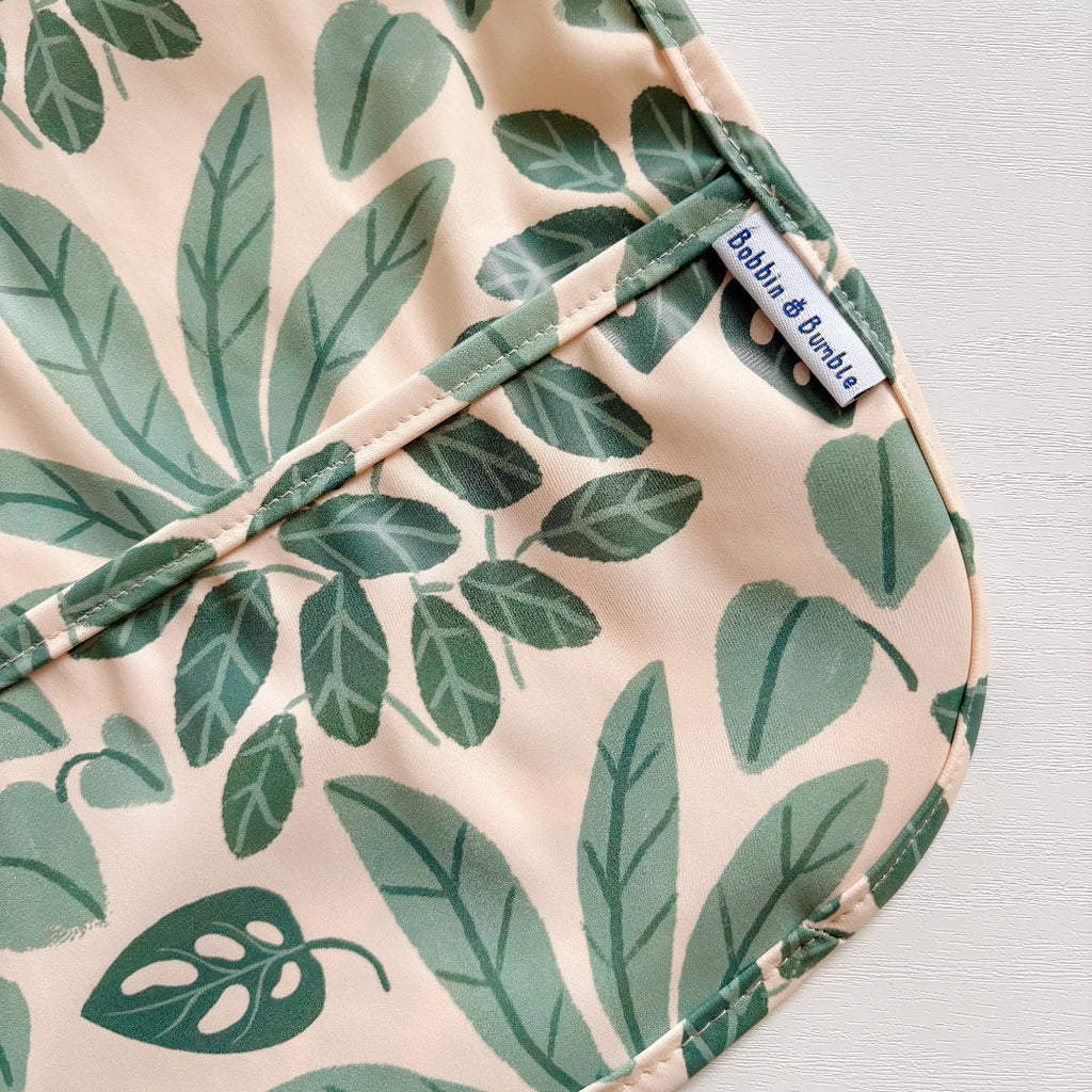 Long Sleeved Baby Bib - Houseplant Haven