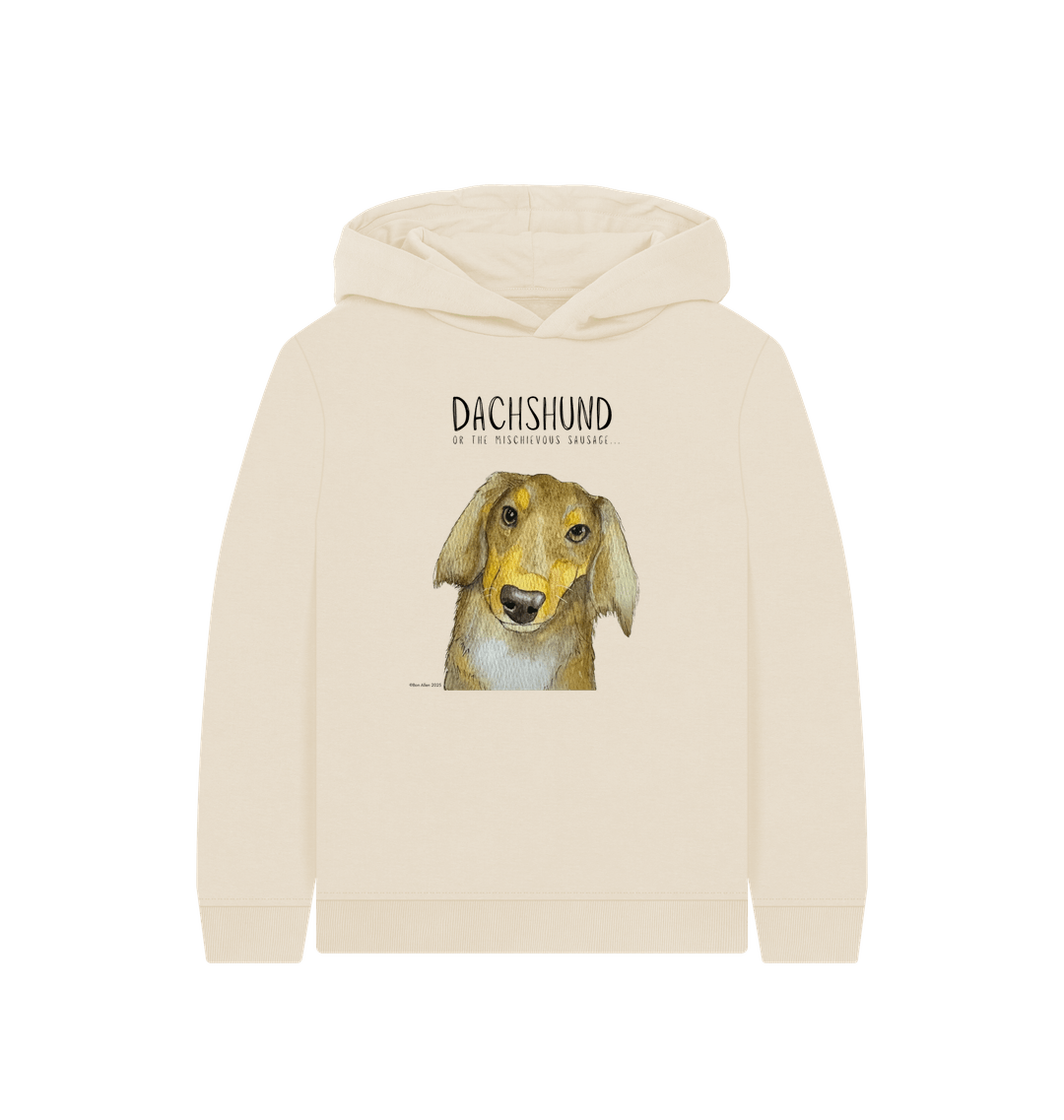 Mischievous Long Haired Sausage Hoodie for Kids