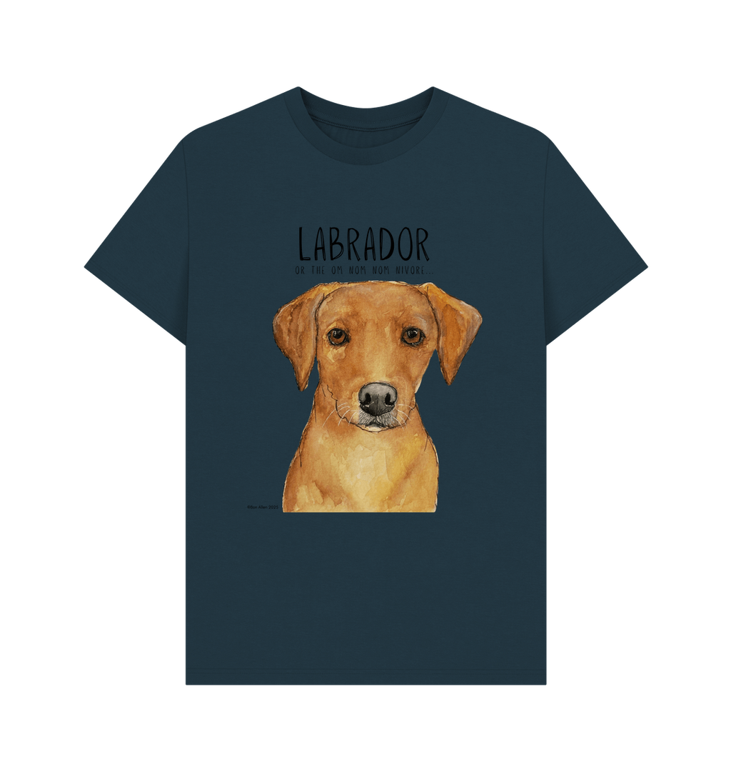 Fox Red Labrador Men's Tee Snack Goals and Tail Wags
