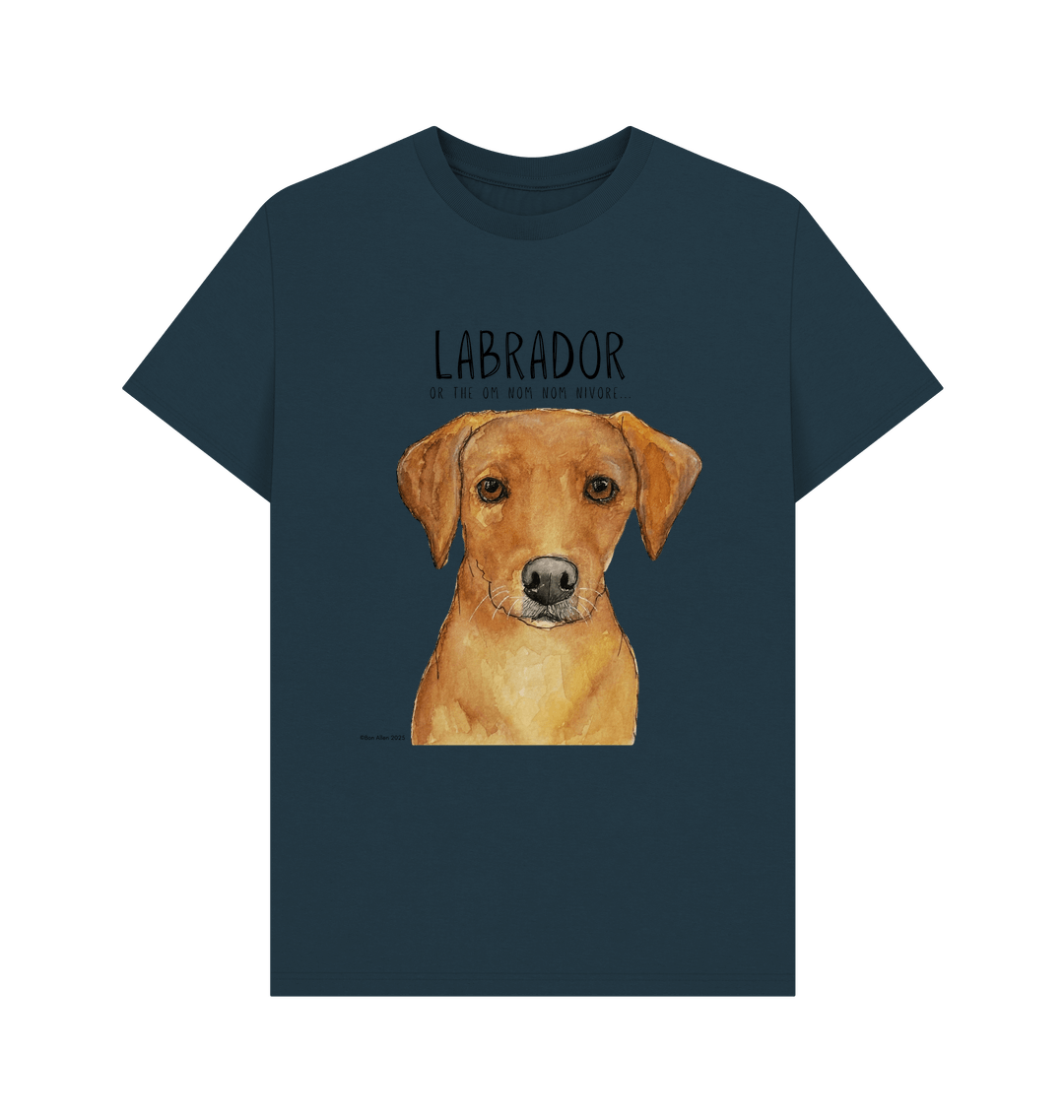 Fox Red Labrador Men's Tee Snack Goals and Tail Wags