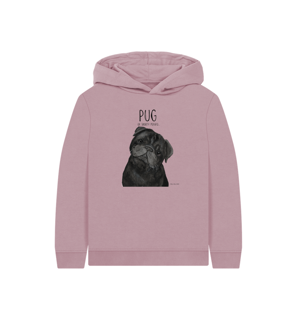 Pug Life Kids Hoodie Snorty Potato Edition