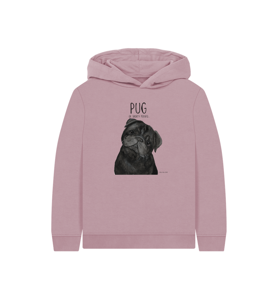 Pug Life Kids Hoodie Snorty Potato Edition