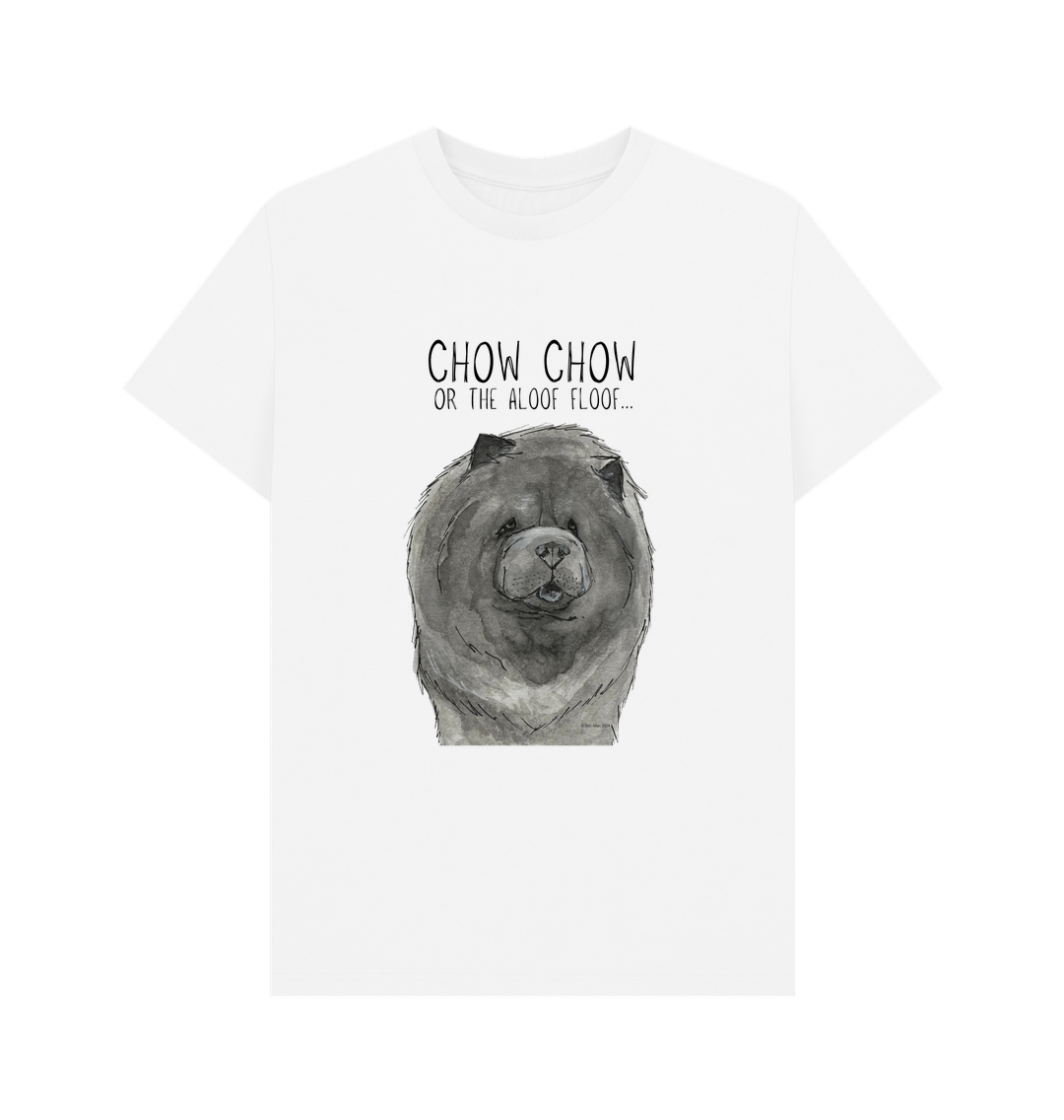 Blue Chow Chow Men's T-Shirt with Aloof Floof Design
