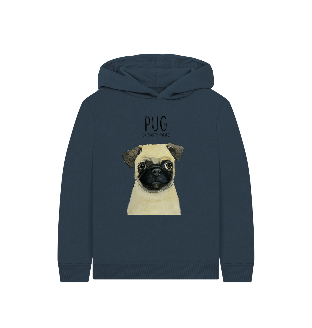 Pug Cozy Kids Hoodie