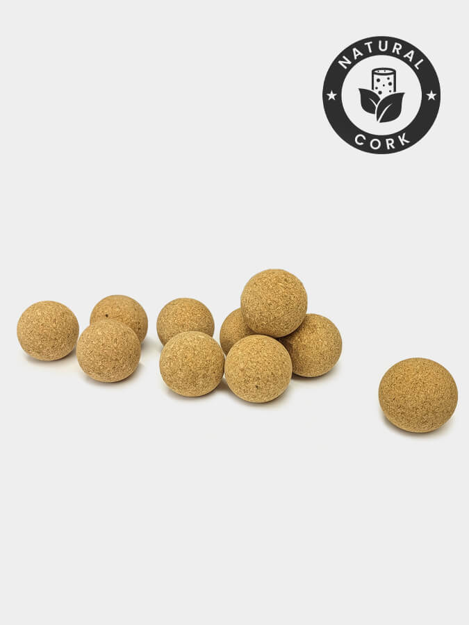 Cork Massage Balls Ten Pack