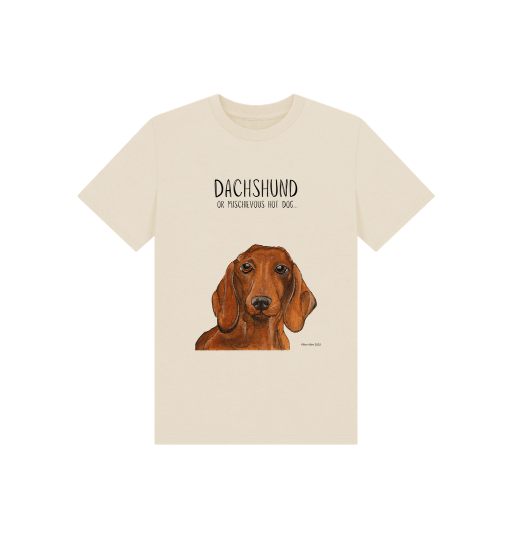 Mischievous Hot Dog Kids T-Shirt Small Pup Big Attitude