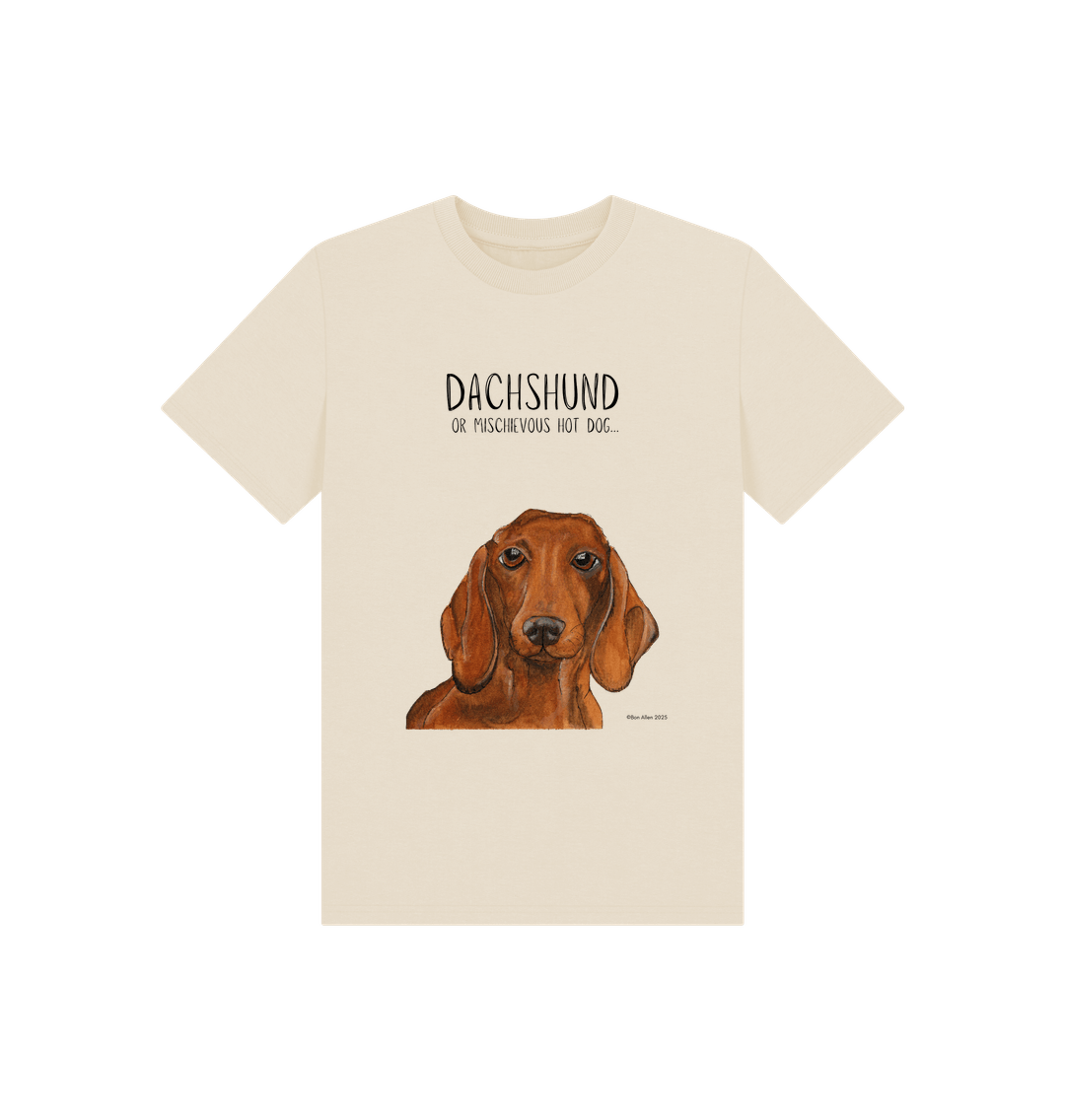 Mischievous Hot Dog Kids T-Shirt Small Pup Big Attitude