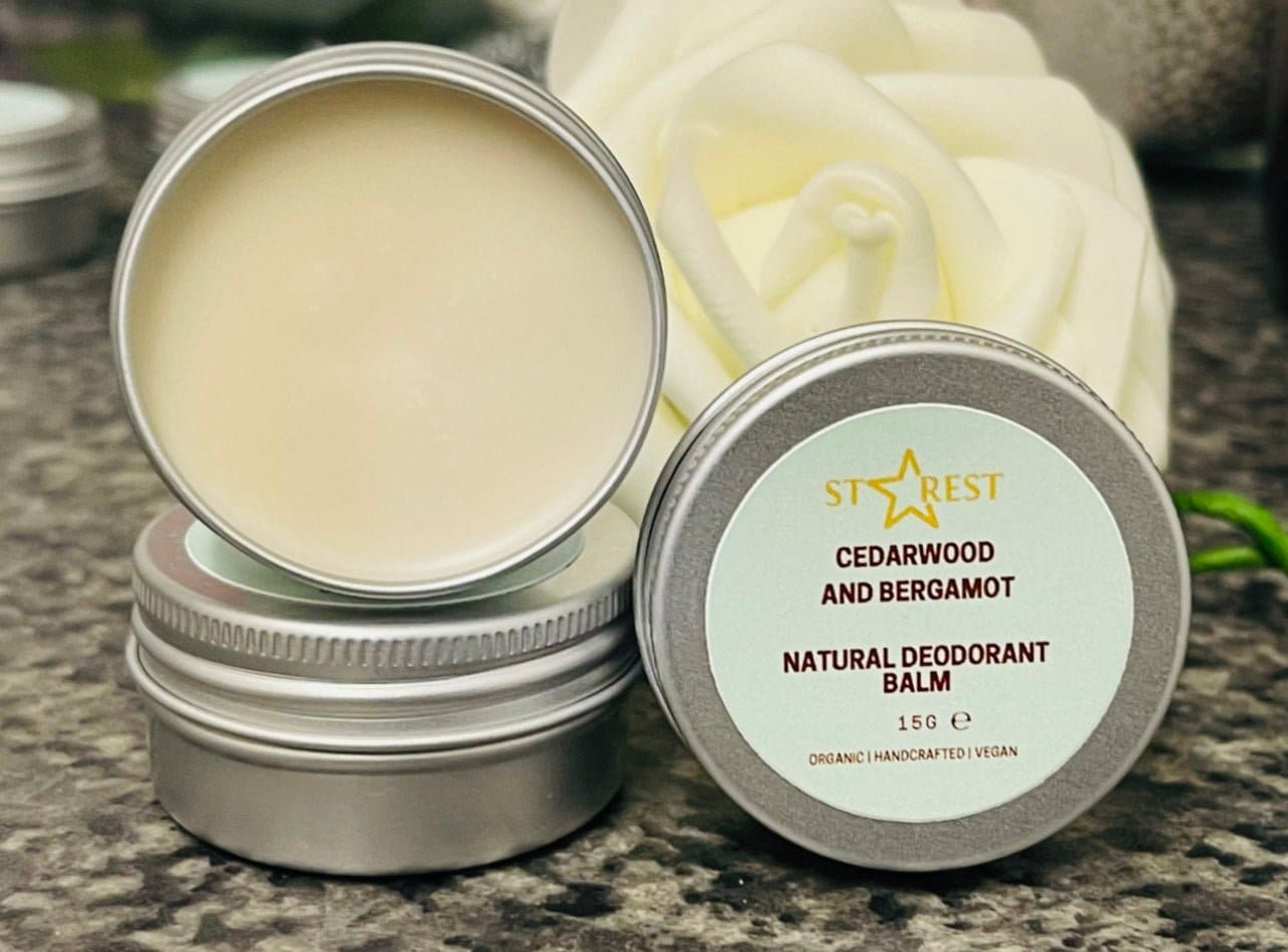 Cedarwood and Bergamot Natural Deodorant Balm