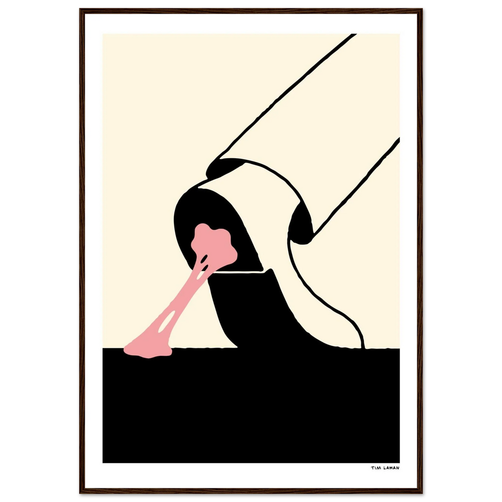 Stuck Framed Print