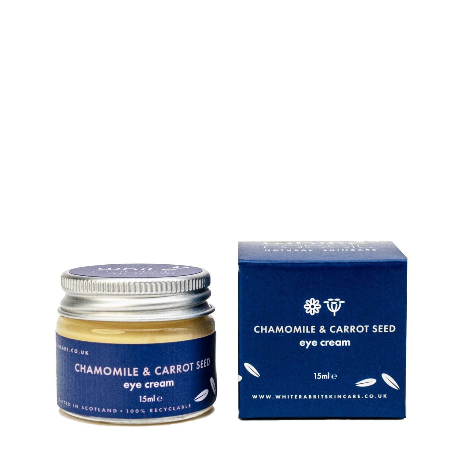 Chamomile and Carrot Seed Eye Cream for Tired Eyes